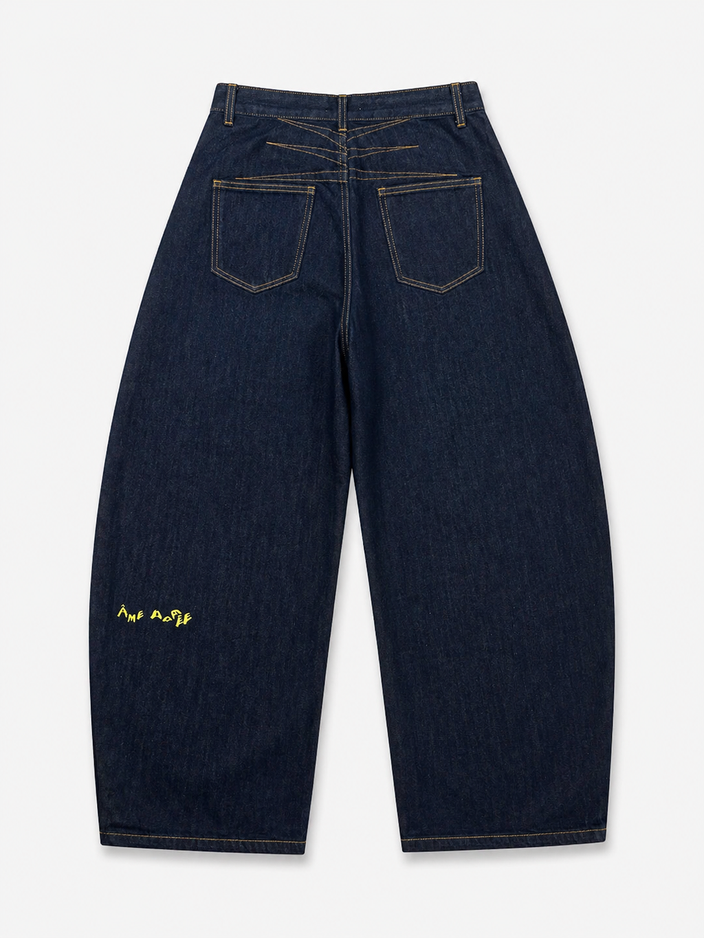 Baggy Denim Brut Yellow Characters