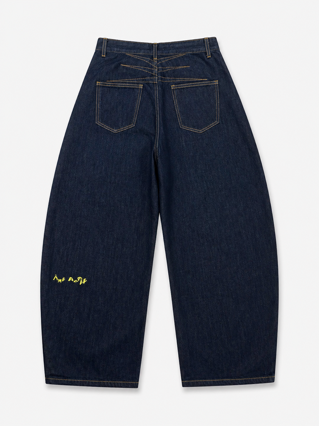 Baggy Denim Brut Yellow Characters
