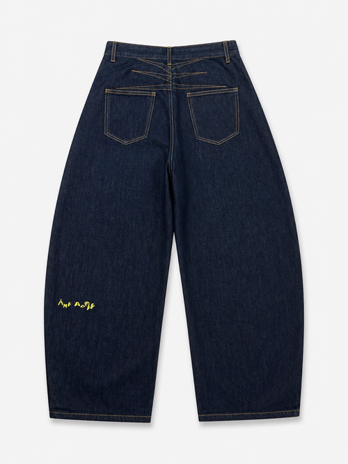 Baggy Denim Brut Yellow Characters
