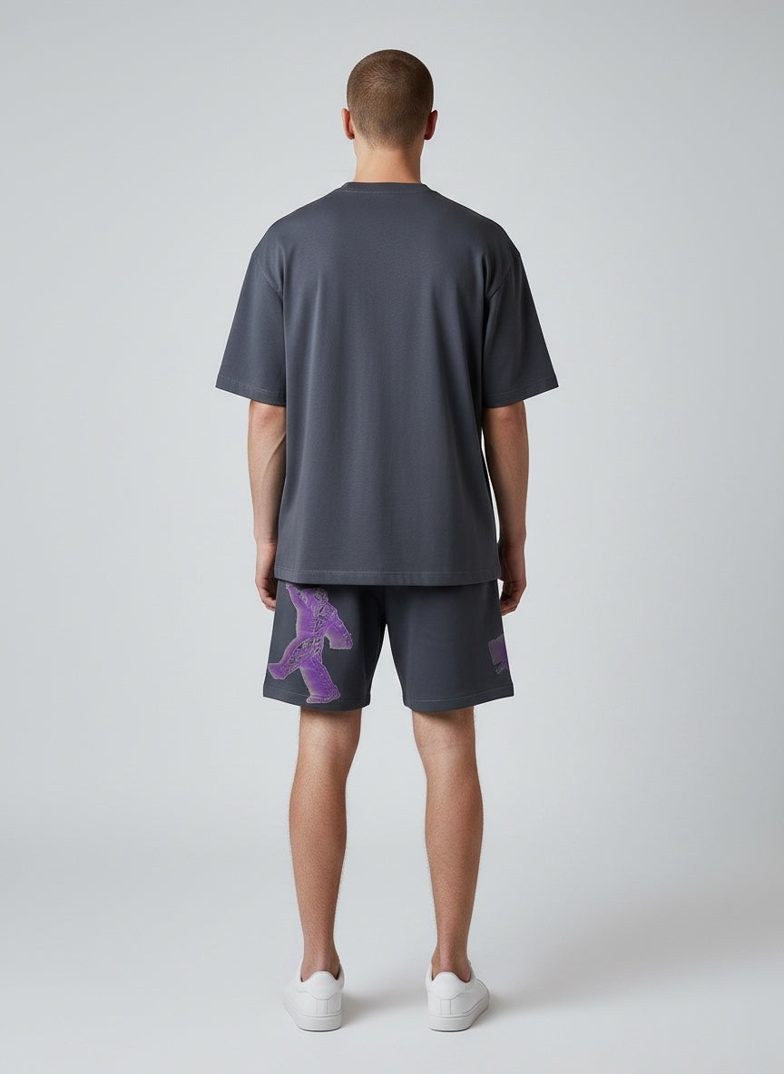 Short Jogging Purple Character