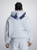 Zip Hoodie Blue Character "Made in Italy"