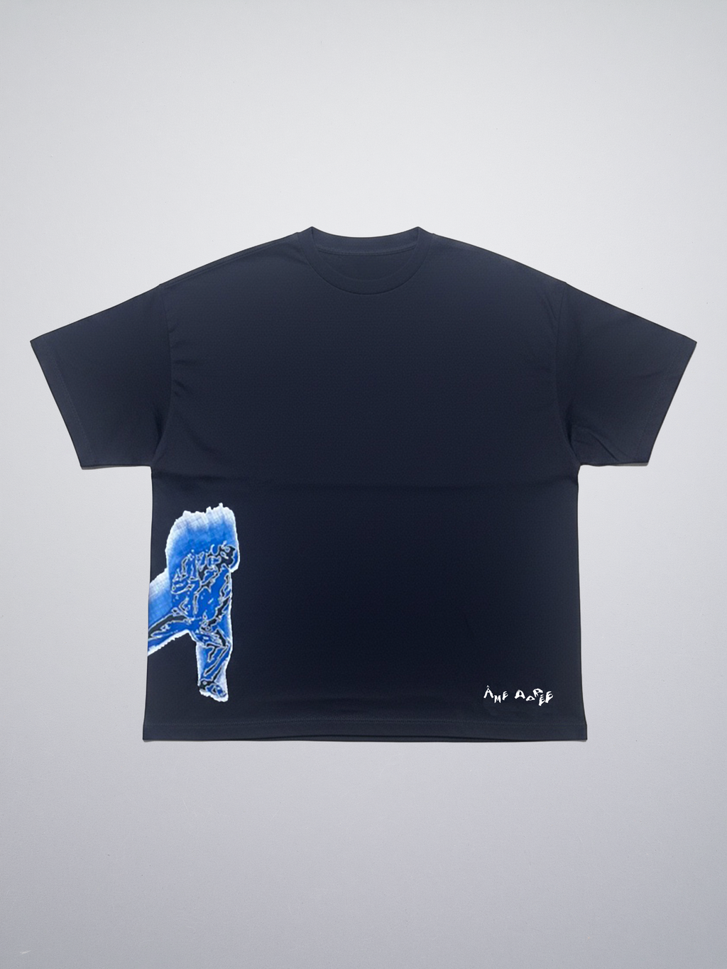 T-shirt Night Blue Character "Made in Italy"