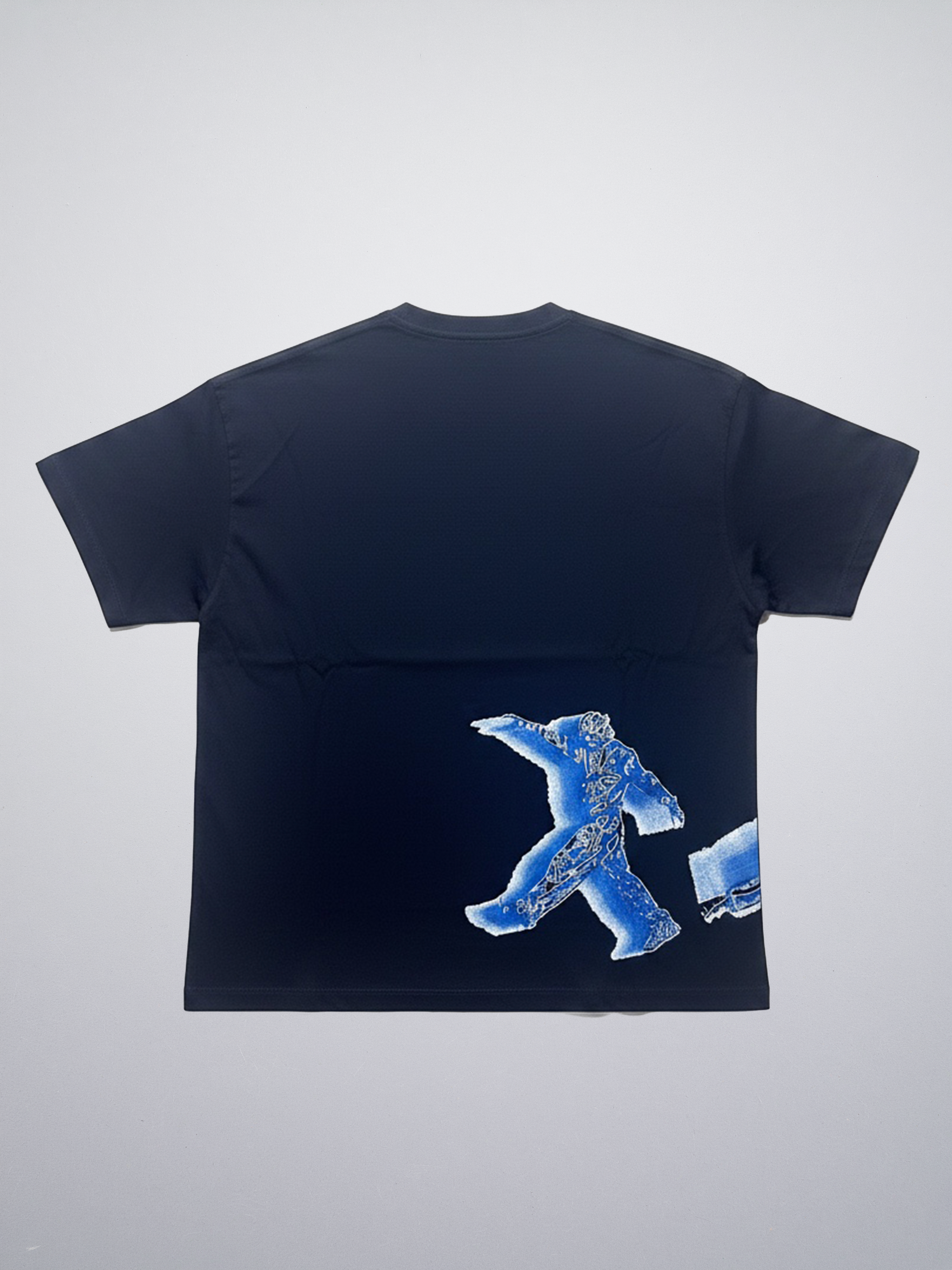 T-shirt Night Blue Character "Made in Italy"