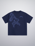 T-shirt Blue Character "Made In Italy"