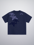T-shirt Blue Stars "Made In Italy"