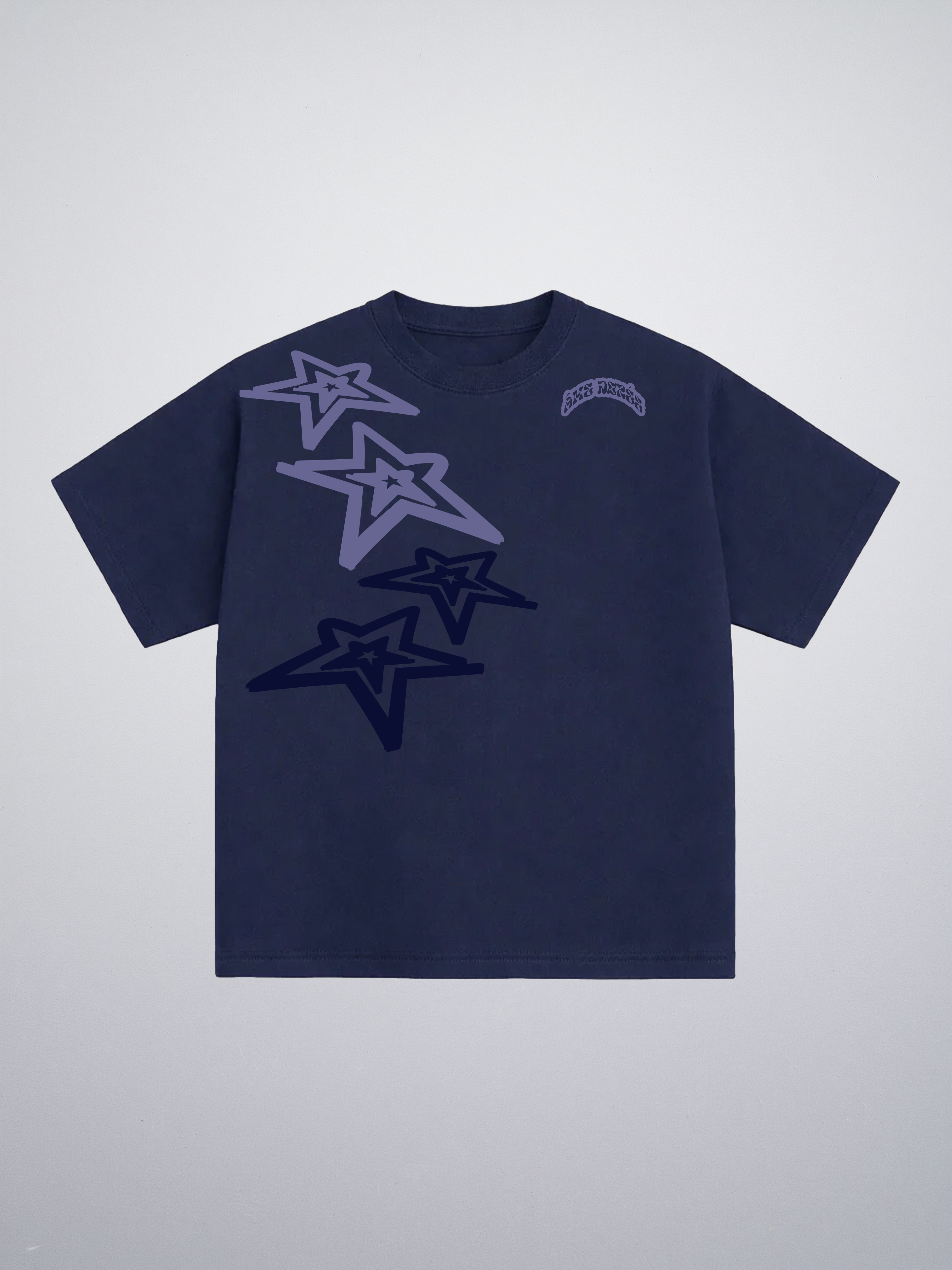 T-shirt Blue Stars "Made In Italy"
