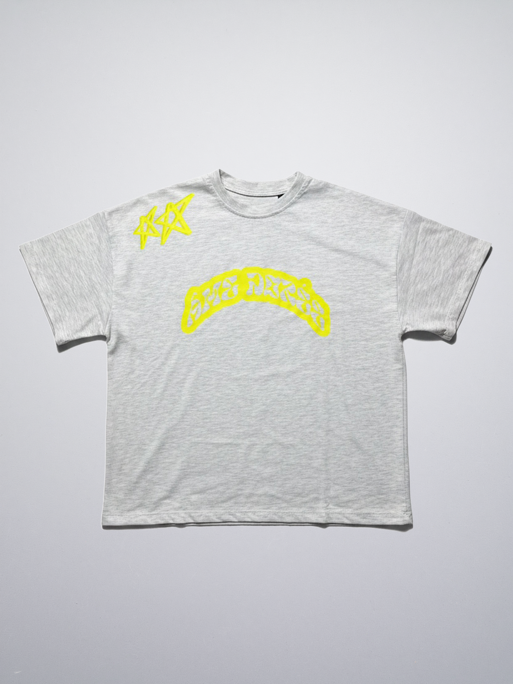 T-shirt Grey Yellow Logo OG "Made in Italy"