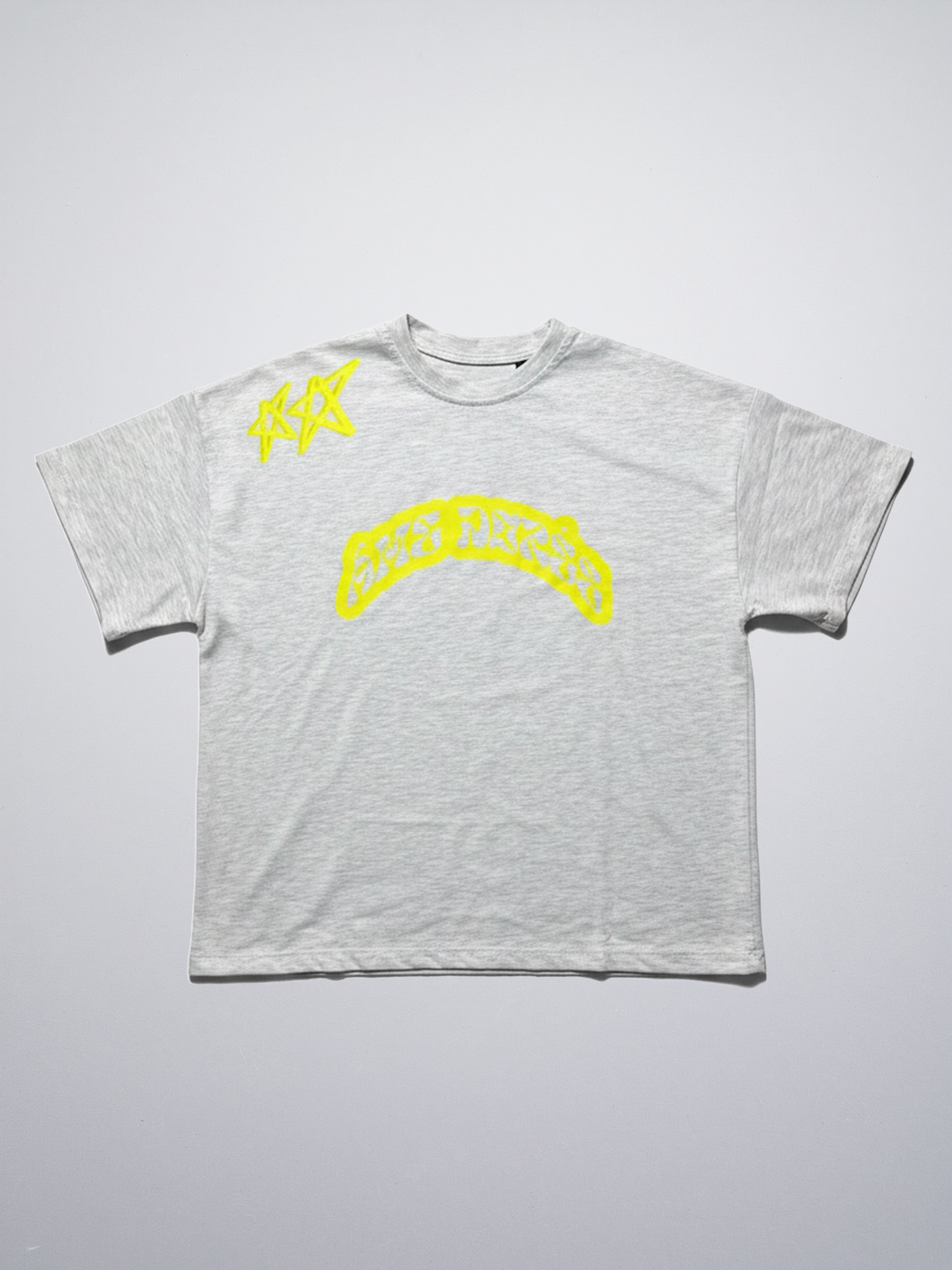 T-shirt Grey Yellow Logo OG "Made in Italy"