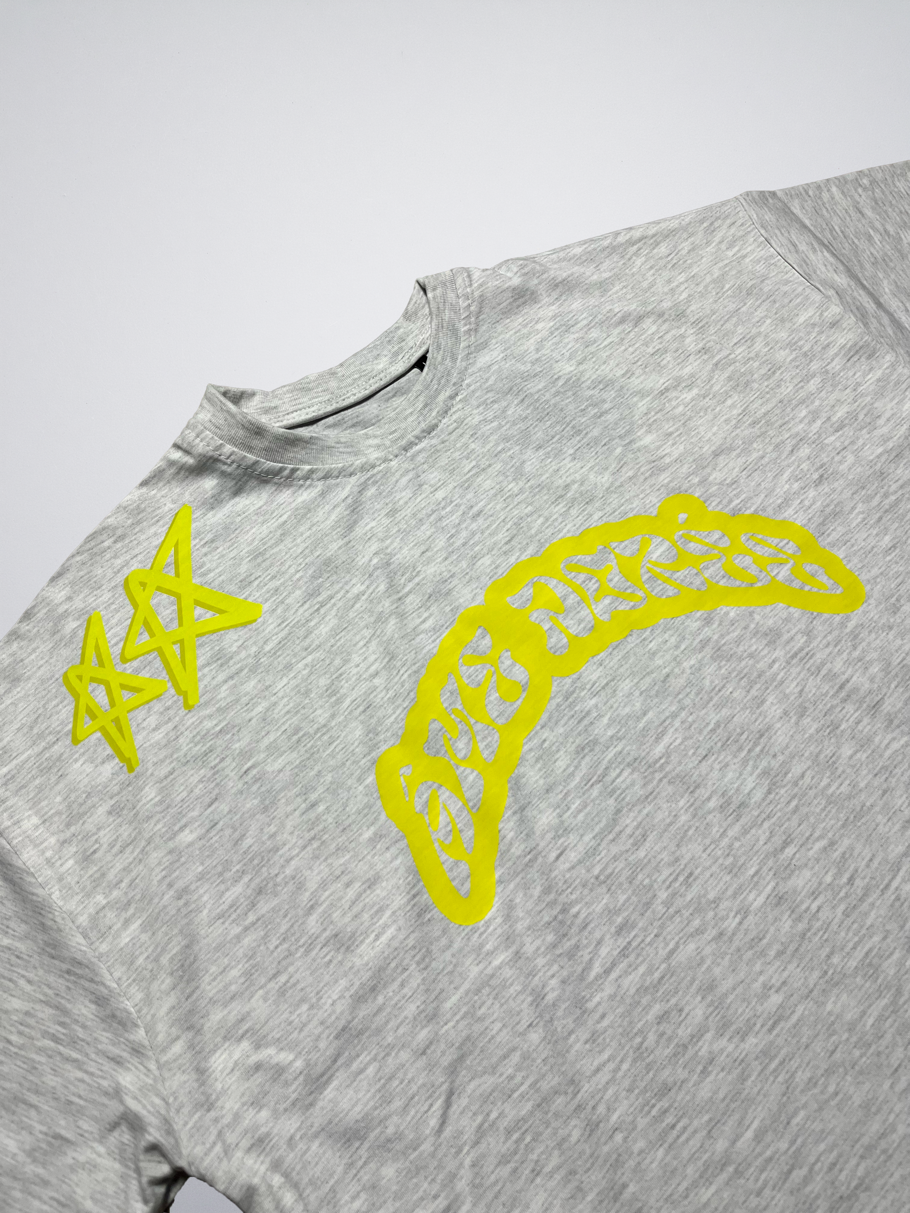 T-shirt Grey Yellow Logo OG "Made in Italy"