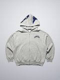 Zip Hoodie Blue Character "Made in Italy"