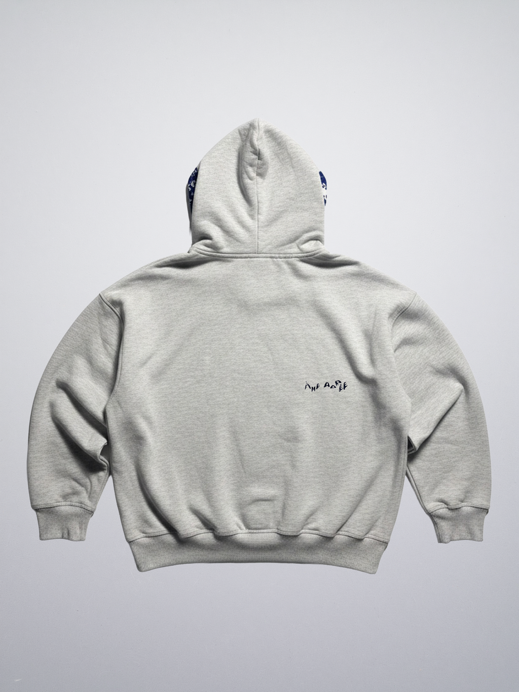 Zip Hoodie Blue Character "Made in Italy"